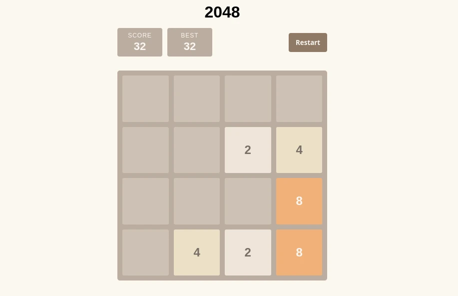 Building a Tiny 2048 Clone with Vanilla JavaScript